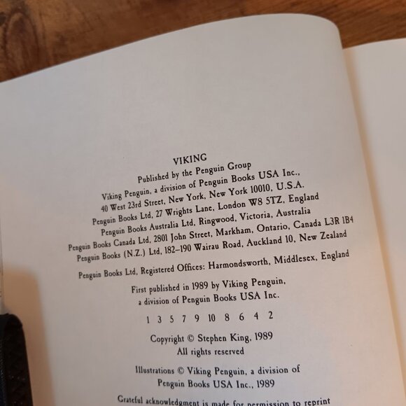 Stephen King's The Dark Half - True First Edition, Hard Cover - Picture 5 of 5